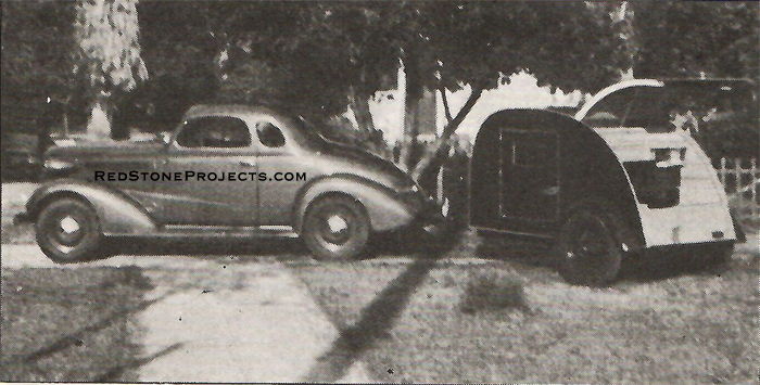 Honeymoon HouseTrailer handles easily and turns in small space.